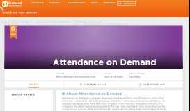 
							         30 Attendance on Demand Customer Reviews & References ...								  
							    