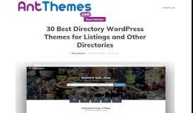 
							         30 Best Directory WordPress Themes 2019 (Experts Choice)								  
							    
