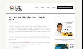 
							         30 Best Kodi Builds for 2019 [Download Links Included] - KodiBuddy								  
							    