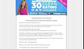 
							         30 Day CFC Clean Eating Challenge - Clean Food Love								  
							    