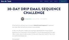 
							         30-Day Drip Email Sequence Challenge | Videofruit								  
							    