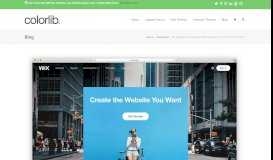 
							         30 Impressive Example Websites Built on Wix Platform 2018 - Colorlib								  
							    