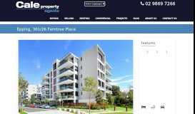 
							         301/26 Ferntree Place, Epping > Cale Property Agents								  
							    