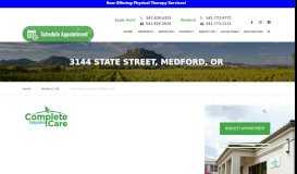 
							         3144 State Street, Medford, OR - Complete Care Health Centers								  
							    