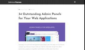 
							         34 Outstanding Admin Panels for Your Web Applications								  
							    