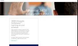 
							         340B University OnDemand - Education - Apexus								  
							    