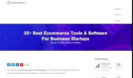 
							         35+ Best Ecommerce Tools For Emerging Startups [2018]								  
							    