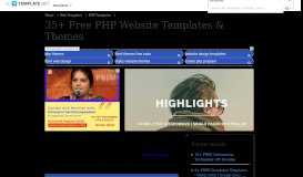 
							         35+ Free PHP Website Templates & Themes | Free & Premium ...								  
							    