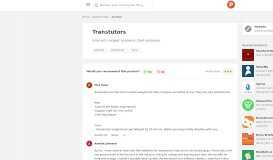 
							         35 Transtutors Reviews - Pros, Cons and Rating | Product Hunt								  
							    