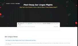 
							         $351+ Aer Lingus Flights | Aer Lingus Airline Tickets - CheapOair								  
							    