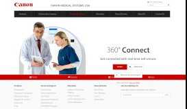 
							         360 Degrees Connect | Canon Medical Systems USA								  
							    