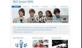 
							         365 Smart SMS - Home | 365smartsms.com The Smart way to SMS ...								  
							    