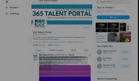 
							         365 Talent Portal (@365TalentPortal) | Twitter								  
							    