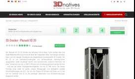 
							         3D Drucker Mass Portal Pharaoh XD 20 : Finden Sie die Bestpreise ...								  
							    