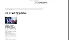 
							         3D printing portal - 3DPrint.com								  
							    