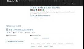 
							         3dnetmedical login Results For Websites Listing - SiteLinks.Info								  
							    