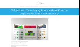 
							         3M Automotive - driving bonus redemptions on populus for 2 years ...								  
							    