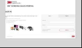 
							         3M Screen Sales Portal								  
							    