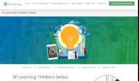 
							         3P Learning Thinkers Series - 3P Learning								  
							    