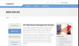 
							         3PL Warehouse Management System| Logimax								  
							    