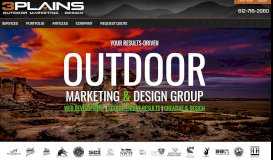 
							         3plains - Outdoor Marketing Group | Digital, Creative, Websites, SEO								  
							    