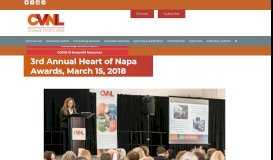 
							         3rd Annual Heart of Napa Awards, March 15, 2018 – Center for ...								  
							    