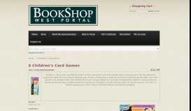 
							         4 Children's Card Games | Bookshop West Portal								  
							    