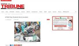 
							         4 FGGC Oyo students die in accident – Metro – Tribune Online								  
							    