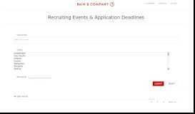 
							         4 - Find Events - Recruits Portal								  
							    