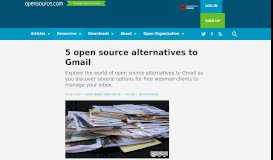 
							         4 open source webmail clients for browser-based email | Opensource ...								  
							    