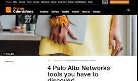 
							         4 Palo Alto Networks' tools you have to discover! - SecureLink ...								  
							    