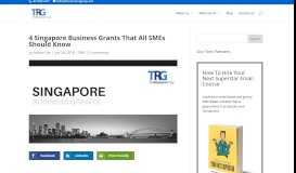 
							         4 Singapore Business Grants That All SMEs Should Know								  
							    