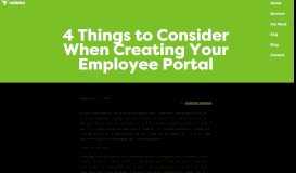 
							         4 Things to Consider When Creating Your Employee Portal - Volano ...								  
							    