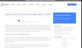 
							         4 Ways a Secure Email Provider Beats a Portal - Virtru								  
							    