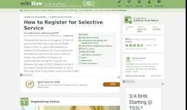 
							         4 Ways to Register for Selective Service - wikiHow								  
							    