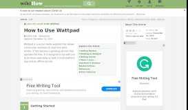 
							         4 Ways to Use Wattpad - wikiHow								  
							    