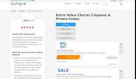 
							         40% Off Extra Value Checks Coupons, Promo Codes & Deals ...								  
							    