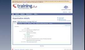 
							         40896 - NSW Business College Pty Ltd - training.gov.au								  
							    