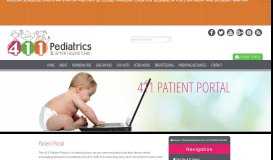 
							         411 Patient Portal - 411 Pediatrics								  
							    