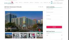 
							         420 East - Downtown Orlando Condo Rentals - Orlando City Living								  
							    