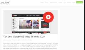 
							         45+ Best WordPress Video Themes 2019 [Updated] - AlienWP								  
							    