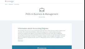 
							         45 PhDs in Accounting - PhDportal.com								  
							    