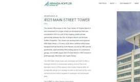 
							         4525 Main Street Tower – Armada Hoffler								  
							    