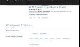 
							         4692 6 portal athenahealth Results For Websites Listing - SiteLinks.Info								  
							    