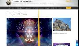
							         4D Portal and the 5th Dimension - Portal To Ascension								  
							    