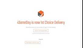 
							         4SameDay - 1st Choice Delivery								  
							    