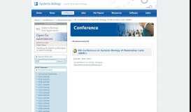 
							         4th Conference on Systems Biology of Mammalian Cells (SBMC ...								  
							    