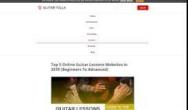 
							         5 Best Online Guitar Lessons Websites [2019 Update] - GuitarFella								  
							    