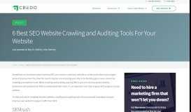 
							         5 Best SEO Website Crawling and Auditing Tools For Your ...								  
							    