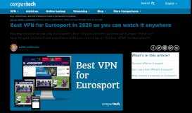 
							         5 Best VPNs for Watching Eurosport Player Abroad in 2020								  
							    